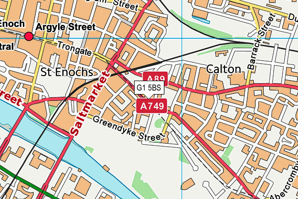 G1 5BS map - OS VectorMap District (Ordnance Survey) G1 5BS map - OS VectorMap District (Ordnance Survey)