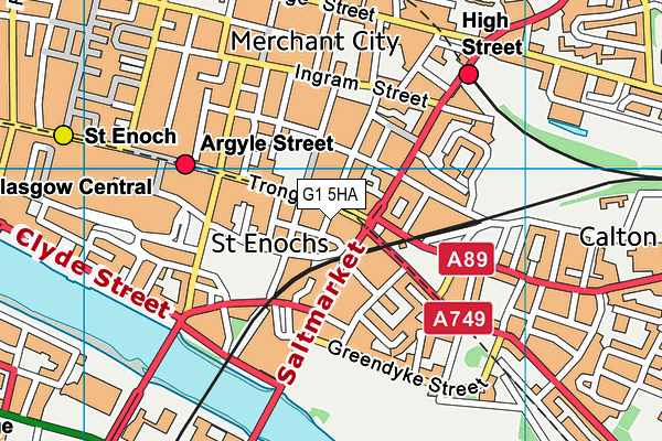 G1 5HA map - OS VectorMap District (Ordnance Survey) G1 5HA map - OS VectorMap District (Ordnance Survey)