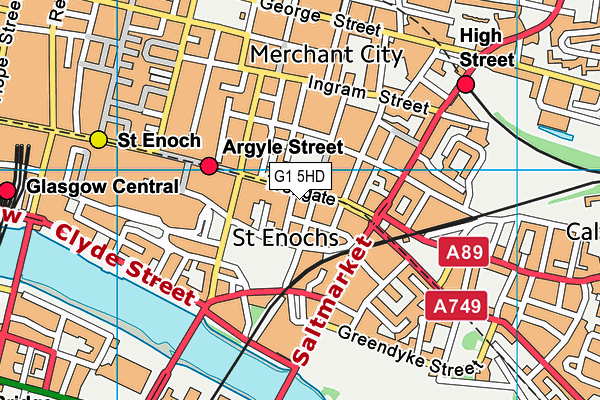 G1 5HD map - OS VectorMap District (Ordnance Survey) G1 5HD map - OS VectorMap District (Ordnance Survey)