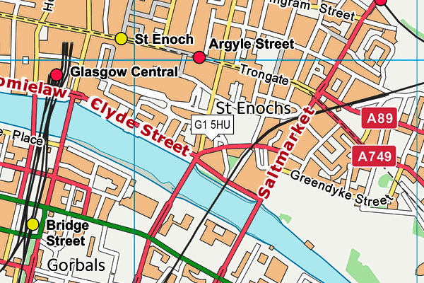 G1 5HU map - OS VectorMap District (Ordnance Survey) G1 5HU map - OS VectorMap District (Ordnance Survey)