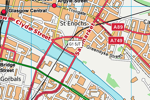 G1 5JT map - OS VectorMap District (Ordnance Survey) G1 5JT map - OS VectorMap District (Ordnance Survey)