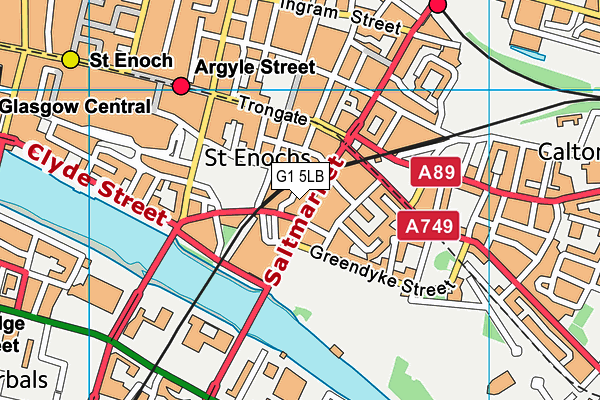 G1 5LB map - OS VectorMap District (Ordnance Survey) G1 5LB map - OS VectorMap District (Ordnance Survey)