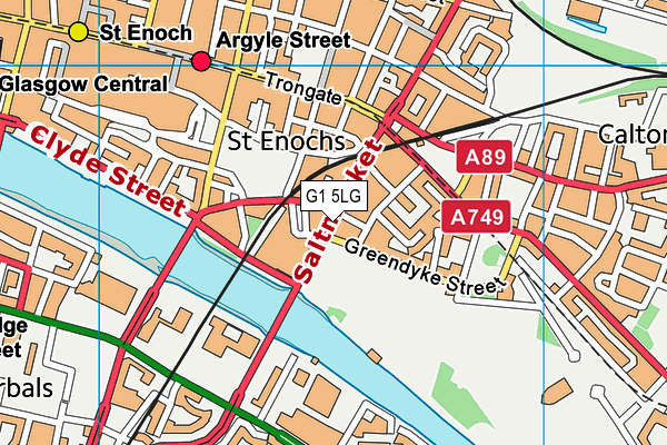 G1 5LG map - OS VectorMap District (Ordnance Survey) G1 5LG map - OS VectorMap District (Ordnance Survey)
