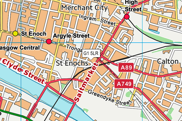 G1 5LR map - OS VectorMap District (Ordnance Survey) G1 5LR map - OS VectorMap District (Ordnance Survey)