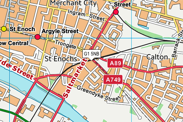 G1 5NB map - OS VectorMap District (Ordnance Survey) G1 5NB map - OS VectorMap District (Ordnance Survey)