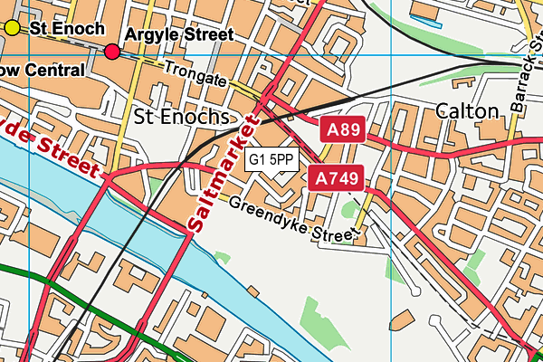 G1 5PP map - OS VectorMap District (Ordnance Survey) G1 5PP map - OS VectorMap District (Ordnance Survey)