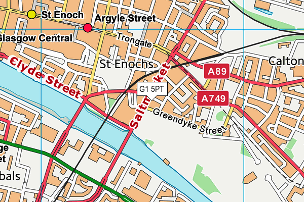 G1 5PT map - OS VectorMap District (Ordnance Survey) G1 5PT map - OS VectorMap District (Ordnance Survey)