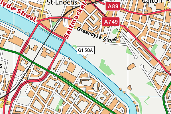 G1 5QA map - OS VectorMap District (Ordnance Survey) G1 5QA map - OS VectorMap District (Ordnance Survey)