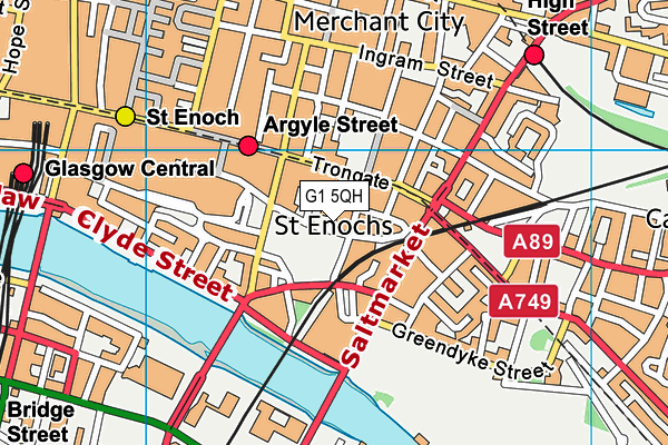 G1 5QH map - OS VectorMap District (Ordnance Survey) G1 5QH map - OS VectorMap District (Ordnance Survey)