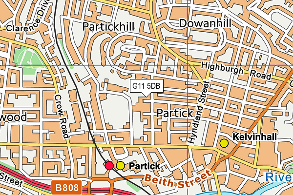 G11 5DB map - OS VectorMap District (Ordnance Survey) G11 5DB map - OS VectorMap District (Ordnance Survey)