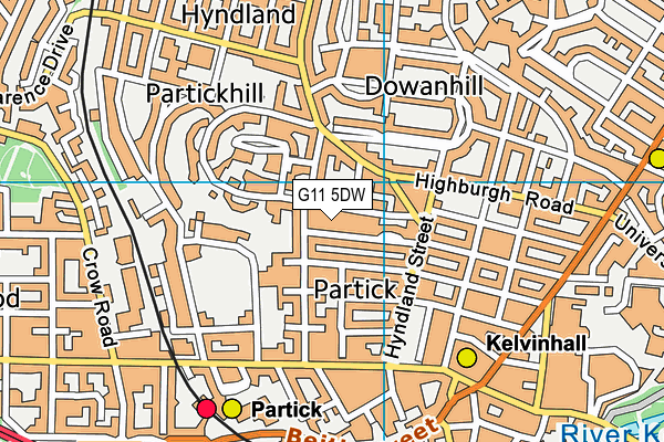 G11 5DW map - OS VectorMap District (Ordnance Survey) G11 5DW map - OS VectorMap District (Ordnance Survey)