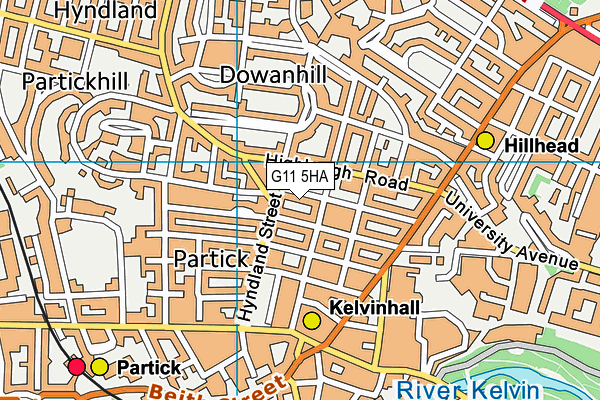 G11 5HA map - OS VectorMap District (Ordnance Survey) G11 5HA map - OS VectorMap District (Ordnance Survey)