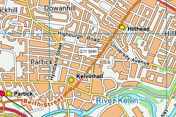G11 5HH map - OS VectorMap District (Ordnance Survey) G11 5HH map - OS VectorMap District (Ordnance Survey)
