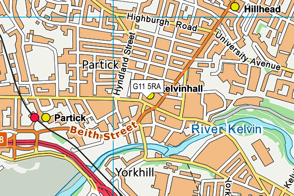 G11 5RA map - OS VectorMap District (Ordnance Survey) G11 5RA map - OS VectorMap District (Ordnance Survey)