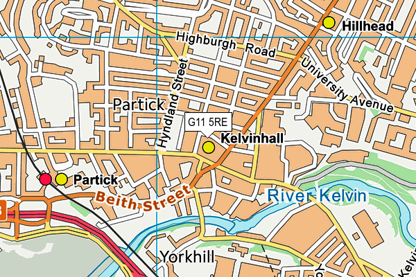 G11 5RE map - OS VectorMap District (Ordnance Survey) G11 5RE map - OS VectorMap District (Ordnance Survey)