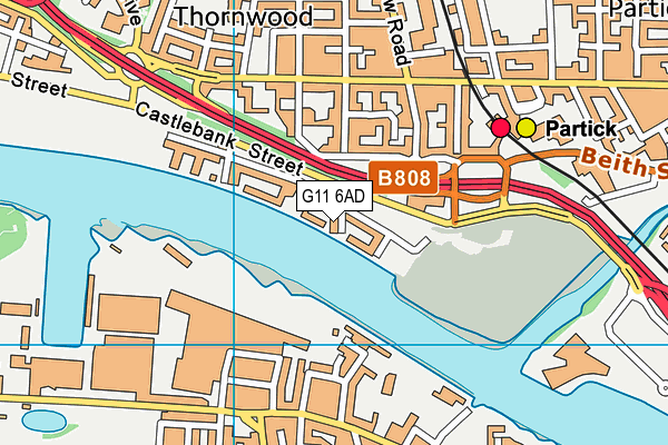 G11 6AD map - OS VectorMap District (Ordnance Survey) G11 6AD map - OS VectorMap District (Ordnance Survey)