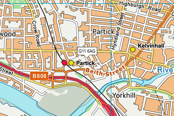 G11 6AG map - OS VectorMap District (Ordnance Survey) G11 6AG map - OS VectorMap District (Ordnance Survey)