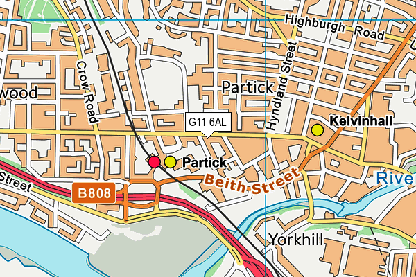 G11 6AL map - OS VectorMap District (Ordnance Survey) G11 6AL map - OS VectorMap District (Ordnance Survey)