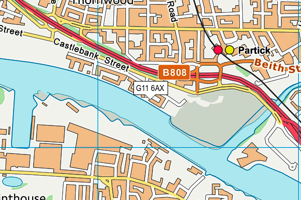 G11 6AX map - OS VectorMap District (Ordnance Survey) G11 6AX map - OS VectorMap District (Ordnance Survey)