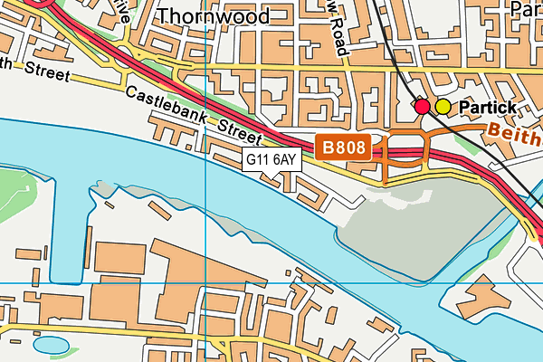 G11 6AY map - OS VectorMap District (Ordnance Survey) G11 6AY map - OS VectorMap District (Ordnance Survey)