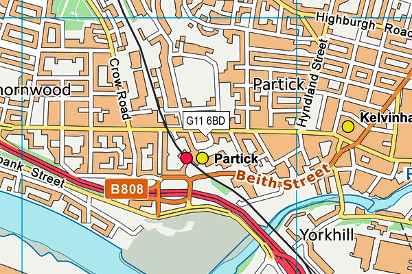 G11 6BD map - OS VectorMap District (Ordnance Survey) G11 6BD map - OS VectorMap District (Ordnance Survey)