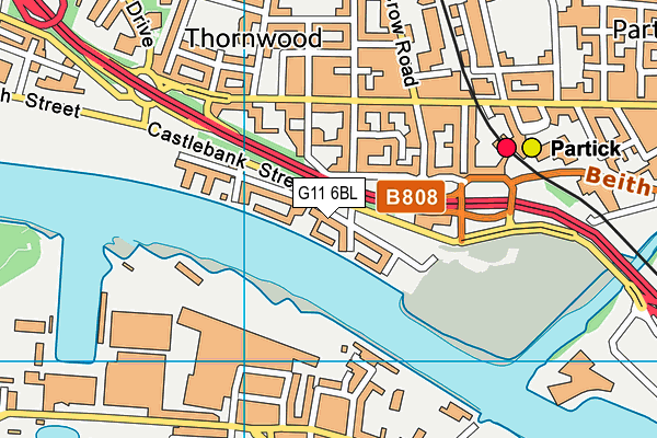 G11 6BL map - OS VectorMap District (Ordnance Survey) G11 6BL map - OS VectorMap District (Ordnance Survey)