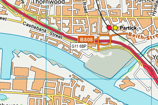 G11 6BP map - OS VectorMap District (Ordnance Survey)