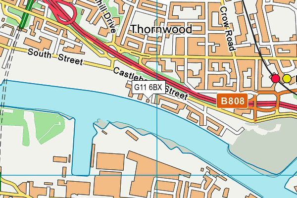 G11 6BX map - OS VectorMap District (Ordnance Survey) G11 6BX map - OS VectorMap District (Ordnance Survey)