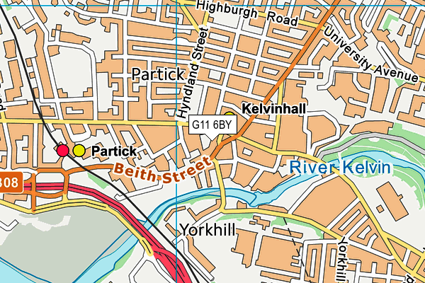 G11 6BY map - OS VectorMap District (Ordnance Survey) G11 6BY map - OS VectorMap District (Ordnance Survey)