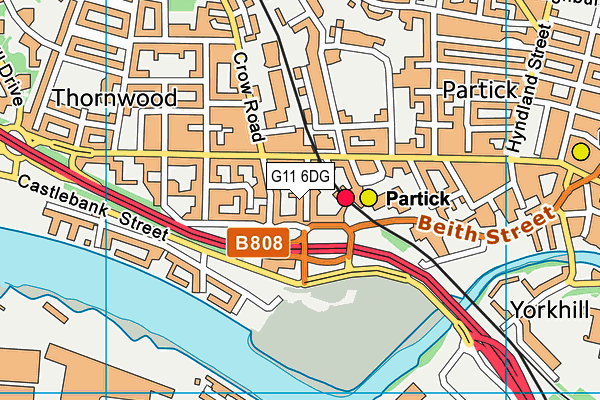 G11 6DG map - OS VectorMap District (Ordnance Survey) G11 6DG map - OS VectorMap District (Ordnance Survey)