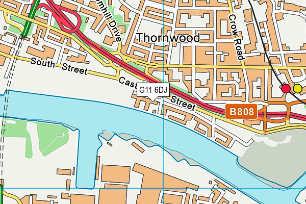 G11 6DJ map - OS VectorMap District (Ordnance Survey) G11 6DJ map - OS VectorMap District (Ordnance Survey)