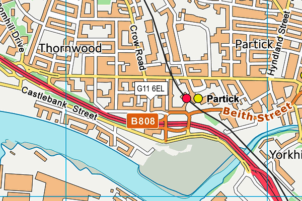 G11 6EL map - OS VectorMap District (Ordnance Survey) G11 6EL map - OS VectorMap District (Ordnance Survey)