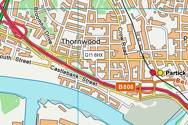 G11 6HX map - OS VectorMap District (Ordnance Survey) G11 6HX map - OS VectorMap District (Ordnance Survey)