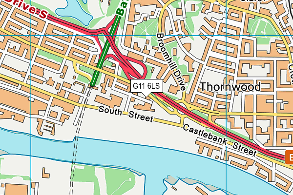 G11 6LS map - OS VectorMap District (Ordnance Survey) G11 6LS map - OS VectorMap District (Ordnance Survey)
