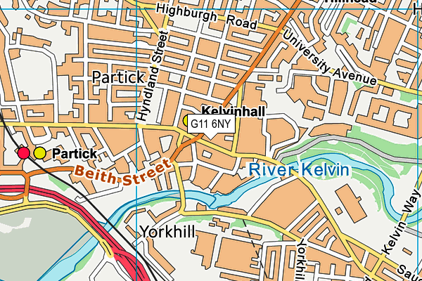 G11 6NY map - OS VectorMap District (Ordnance Survey) G11 6NY map - OS VectorMap District (Ordnance Survey)
