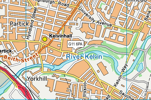 G11 6PA map - OS VectorMap District (Ordnance Survey) G11 6PA map - OS VectorMap District (Ordnance Survey)