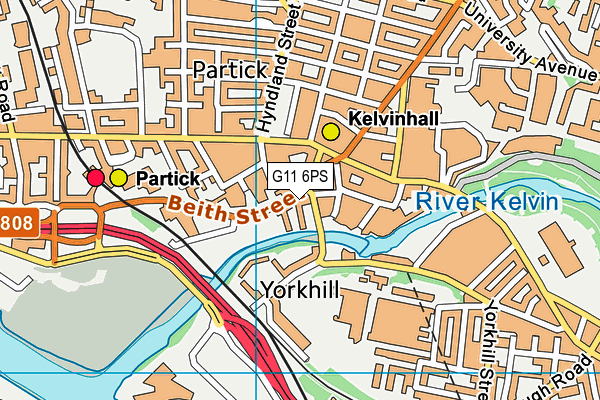 G11 6PS map - OS VectorMap District (Ordnance Survey) G11 6PS map - OS VectorMap District (Ordnance Survey)