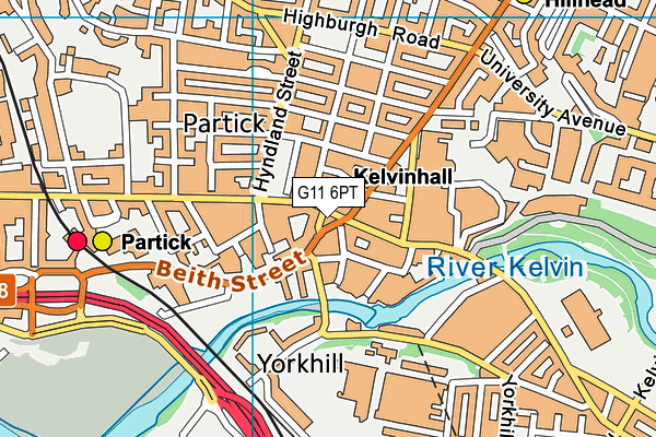 G11 6PT map - OS VectorMap District (Ordnance Survey) G11 6PT map - OS VectorMap District (Ordnance Survey)