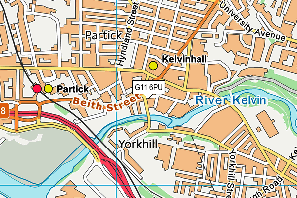 G11 6PU map - OS VectorMap District (Ordnance Survey) G11 6PU map - OS VectorMap District (Ordnance Survey)