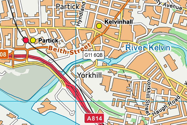 G11 6QB map - OS VectorMap District (Ordnance Survey) G11 6QB map - OS VectorMap District (Ordnance Survey)