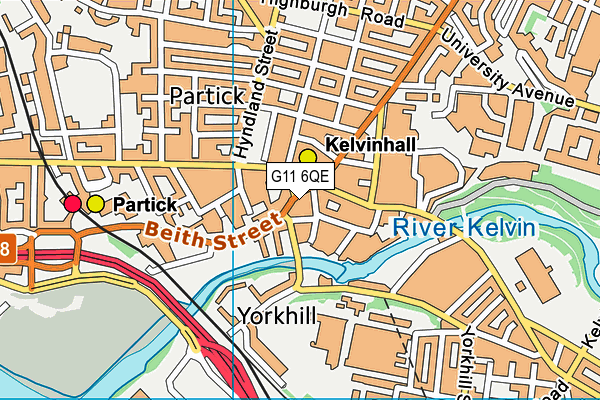 G11 6QE map - OS VectorMap District (Ordnance Survey) G11 6QE map - OS VectorMap District (Ordnance Survey)