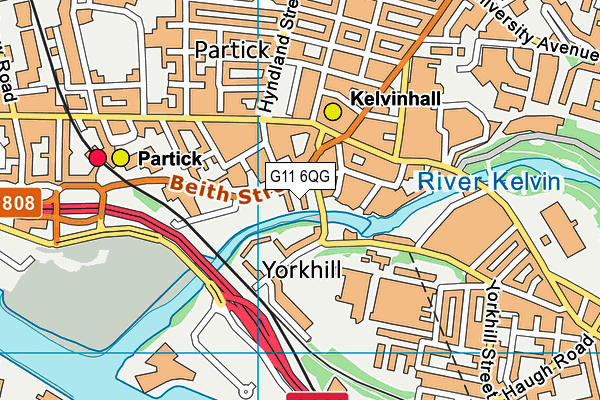 G11 6QG map - OS VectorMap District (Ordnance Survey) G11 6QG map - OS VectorMap District (Ordnance Survey)