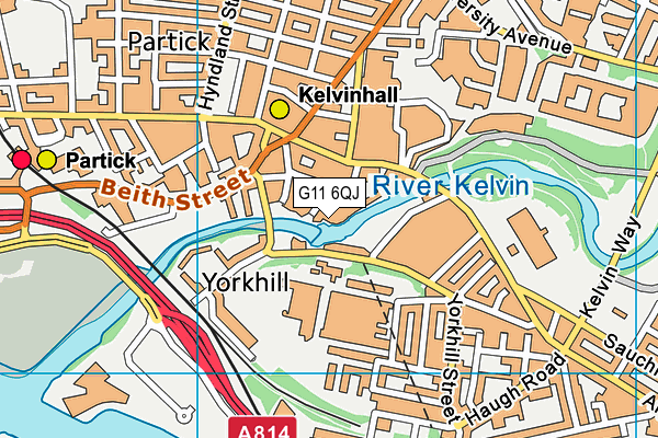 G11 6QJ map - OS VectorMap District (Ordnance Survey) G11 6QJ map - OS VectorMap District (Ordnance Survey)