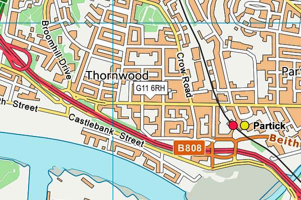 G11 6RH map - OS VectorMap District (Ordnance Survey) G11 6RH map - OS VectorMap District (Ordnance Survey)