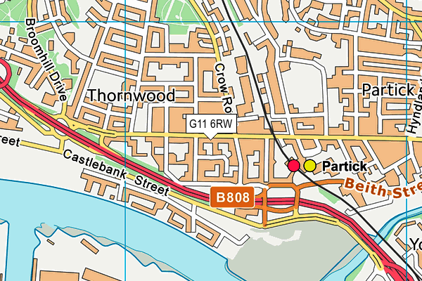 G11 6RW map - OS VectorMap District (Ordnance Survey) G11 6RW map - OS VectorMap District (Ordnance Survey)
