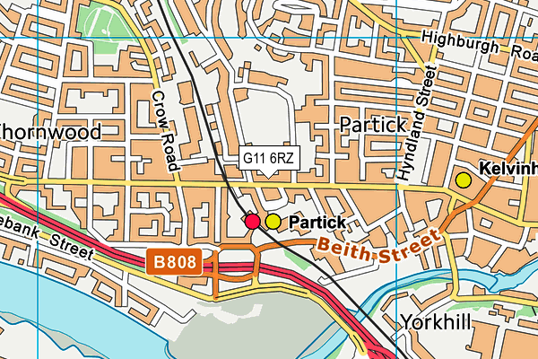 G11 6RZ map - OS VectorMap District (Ordnance Survey) G11 6RZ map - OS VectorMap District (Ordnance Survey)