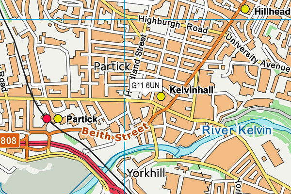 G11 6UN map - OS VectorMap District (Ordnance Survey) G11 6UN map - OS VectorMap District (Ordnance Survey)