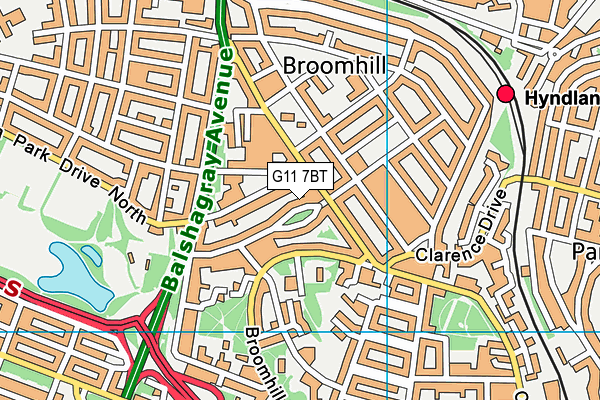 G11 7BT map - OS VectorMap District (Ordnance Survey) G11 7BT map - OS VectorMap District (Ordnance Survey)