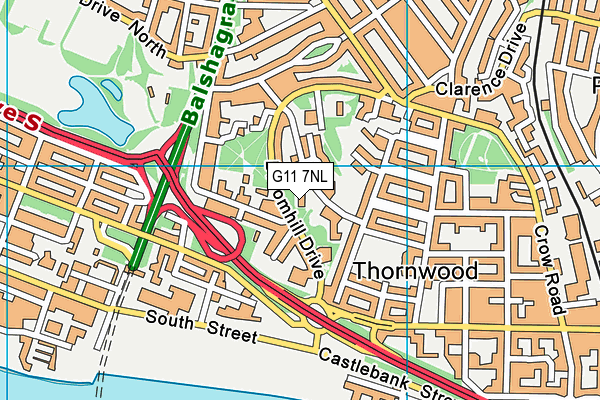 G11 7NL map - OS VectorMap District (Ordnance Survey) G11 7NL map - OS VectorMap District (Ordnance Survey)