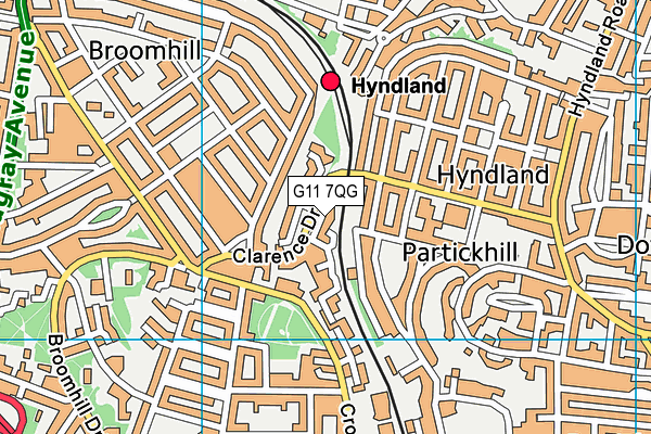 G11 7QG map - OS VectorMap District (Ordnance Survey) G11 7QG map - OS VectorMap District (Ordnance Survey)